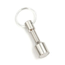 Super strong metal neodymium magnet keychain split ring pocket keyring holder LJ