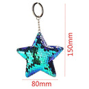 1Pc Women Sequin Star Shape Key Chain Handbag Keyring Jewelry Sequins Keych M6W9