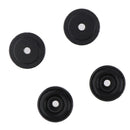 Amplifier Feet Spikes Mats Fenestrated Feet Pads Black, 20x8mm, Easily