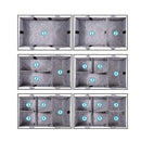 Grey Felt Baby Diaper Caddy Nursery Storage Wipes Bags Nappy Organizer Contai