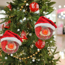 Christmas Tree Pendant Cute Ball Ornaments Home Decor for Xmas (D-7.8cm) A