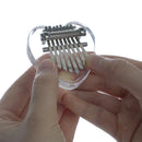 Crystal 8 Key  Kalimba Acrylic Clear Thumb Piano Gift For Beginner