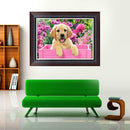 DIY 5D Diamond Embroidery Painting Cute Dog Cross Stitch Craft Home Decor
