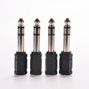 5x 6.5mm 1/4 Male to 3.5mm 1/8 Female Stereo Audio Mic Plug Adapter Mini Jack 3c