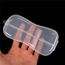 Portable Plastic Spoon Fork Travel Transparent Tableware Box Storage Organizer !