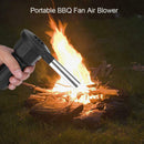 Grill Hair Dryer Barbecue Lighter Lighter Grillhilfe Blower Fan Glow Batte DFU