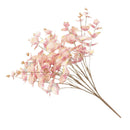 19inch Artificial Eucalyptus Leaves Branch Silk Leaves Green Wedding Decor Pink