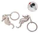 2Pcs seahorse keychains key rings bottle opener keychains & key holder 3C