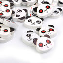 100 Cute Panda Wooden Buttons Sewing Crafts DIY Scrapbooking Cardmaking 23mm