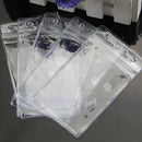 5X Useful PVC Wholesales Clear Anti Water Badge ID Name Waterproof Card Holders