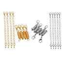 18pcs Magnetic Lobster Clasp And Chain Extender for Jewelry Necklace Crafts