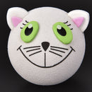 Cute White Cat Antenna Ball Car Aerial Ball Antenna Topper Decor Ball Lovely ï¼W