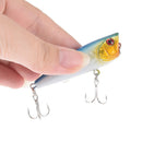 6cm 6.9g fishing lures hard baits artificial popper crankbait wobblers bait BX