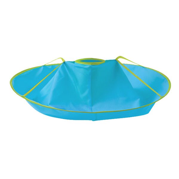 Baby Hair Capes Umbrella Catcher Styling Haircut Gown Salon Barbers Blue
