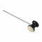 Stainless steel & felt Shaft Black Drum Pedal Bass Drum Beater Instrument A