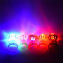 5pcs LED Flashing Ring Finger Shiny Kids Party Light up Glow in the dark Ring=SP