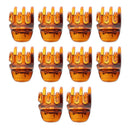 10x Hair Claw Clips Grip Thick Hair Jaw Folding Clip for Women Ladies 3.5cm