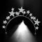 Star Bride Crown Headband Wedding Hair Accessories Bridal Jewelry Wedding D D8W7