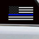 1x 12.5*7.5cm Blue Lives Matter USA American Thin Line Flag Car Stickers Decor
