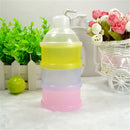 Portable Baby Feeding Milk Food Bottle Container 3 Cells Grid Practical Box  â„–[