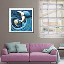 5D DIY Full Drill Diamond Painting Moon Embroidery Mosaic Craft Kit Decor