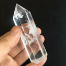 Large Clear 6-7cm Transparent Clear Quartz Crystal Rock Wand Point Healing Stone