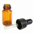 10pcs 3ml Empty brown Glass Dropper Bottles with Pipette for Essential Oil
