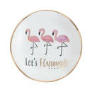 Mini Flamingo Tray Ceramic Dish Flavor Vinegar Sauce Dipping Snack Bowl