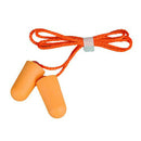 20X Earplugs with cord Anti-noise travel ear plug orange L7S4