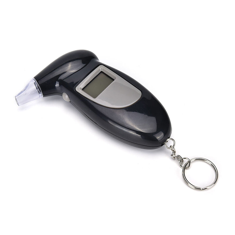 Digital LCD Breath Alcohol Breathalyzer Analyser Tester Test Detector Keych BX