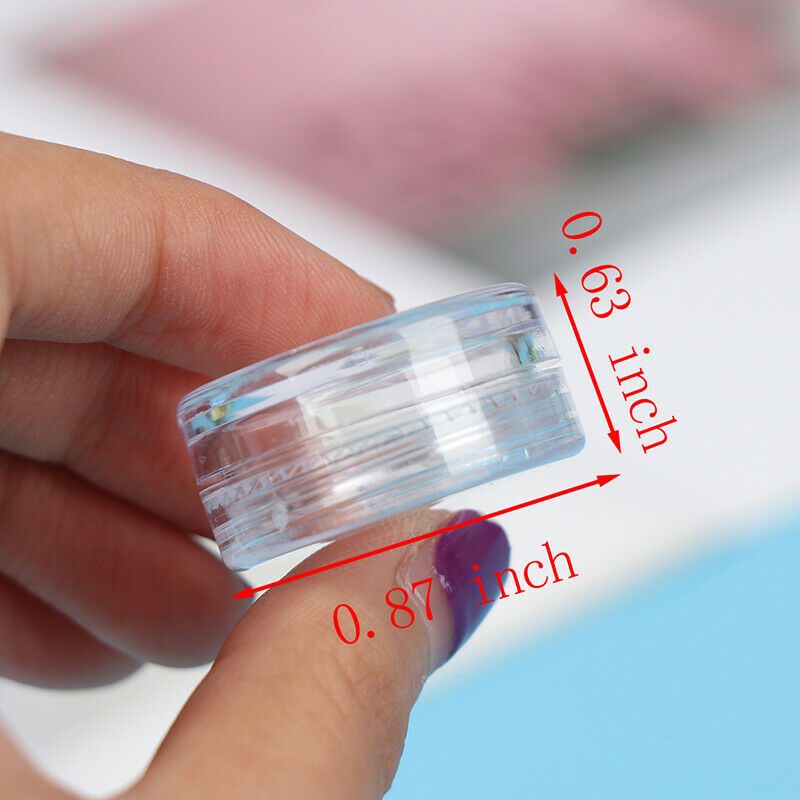 12 Pcs Contact Lens Box Holder Set Portable Clear Eyewear Bag Container Ca BX