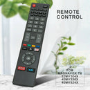 NH409UD TV Remote Control Replace Black For Magnavox 55MV314X 55MV314X 40MV324X