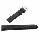 20mm Watch Spare PU Black Bracelet Watch Strap Band I7W6
