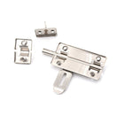 4" Stainless Steel Hardware Door Lock Barrel Bolt Latch Padlock Clasp Set â„–[