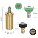 Pressure Washer Rotating Turbo Nozzle 3600 Psi, 4.0 Orifice, 4.0 Gpm With S