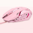 HMO-161 6 Button Colorful LED Wired Gaming Mouse Silent For Laptop PC Gamer