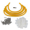 50pcs 1/8 Rope Light R-Style Mounting Clips with Screws+Number Tube Marker