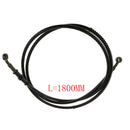 180cm Universal Rubber Motorcycle Brake Clutch Line Hose With Spring