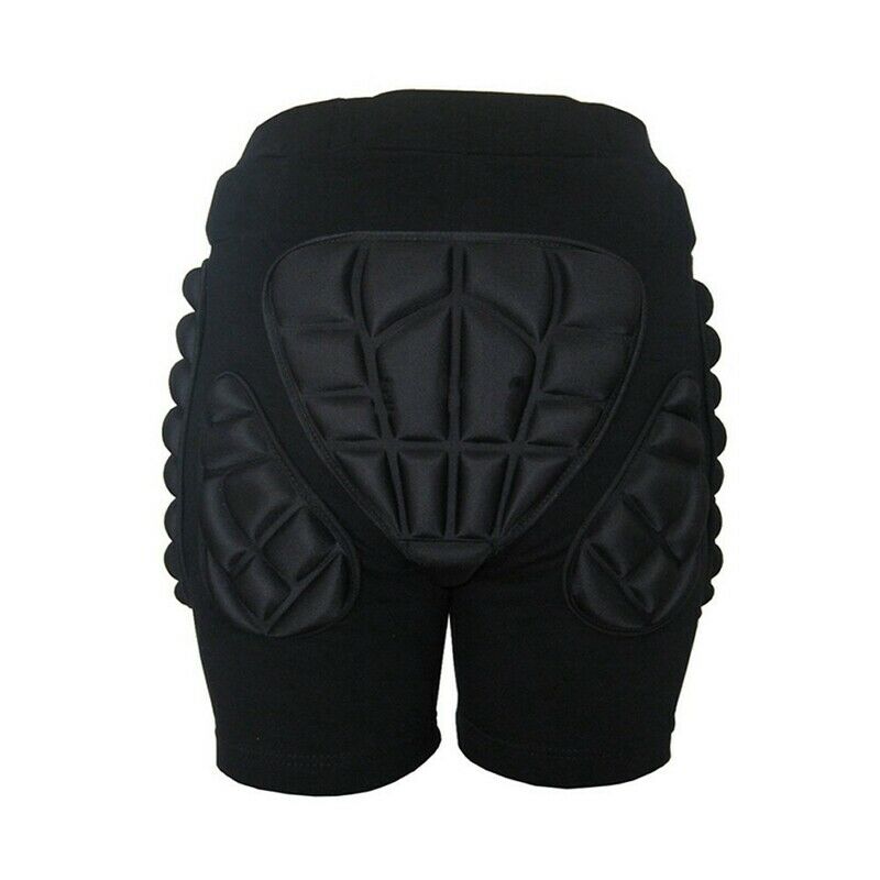 Size XL Black Protective Gear Hip Padded Shorts Skiing Skating Snowboard Pr O8C4