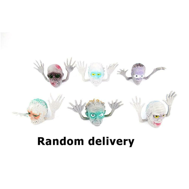 Mini Ghost Head Finger Puppet for Story Props Kid Egg Toys Gift (1pc Random