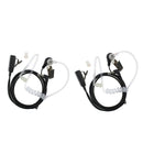 2Pcs 1 Pin 3.5mm Acoustic Tube Earpiece Headset for Yaesu Vertex VX 1R 2R 3R