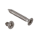 200Pcs M3 Stainless Steel Flat Head Screws Kits High Strength Self-Tapping