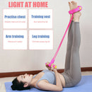 Fitness Pilates Sit-up Pedal Rally TPE Tension Resistance Band Pull Rope