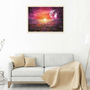5D DIY Full Round Drill Diamond Painting Novelty Moon Path Cross Stitch