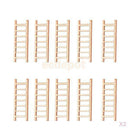20 Pieces Micro Landscape Decor Wooden Ladder Ornament Garden DIY Crafts