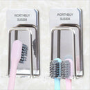 304 Stainless Steel Toothbrush Holder Gargle cup Holder Wall Mounted Hanger New