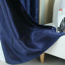 Modern Blackout Window Curtains for Living Room Bedroom Stars Curtain Door