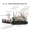 Bike Repair Tool Kit Multifunctional Bicycle Bottom Bracket Removal Tool Re