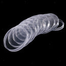 10pcs 90mm Plastic Clear Round Coin Case Capsule Storage Holder Containers