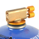 Double Head Adapter Gas Stove Switch Liquefied Inflatable Flat Cylinder